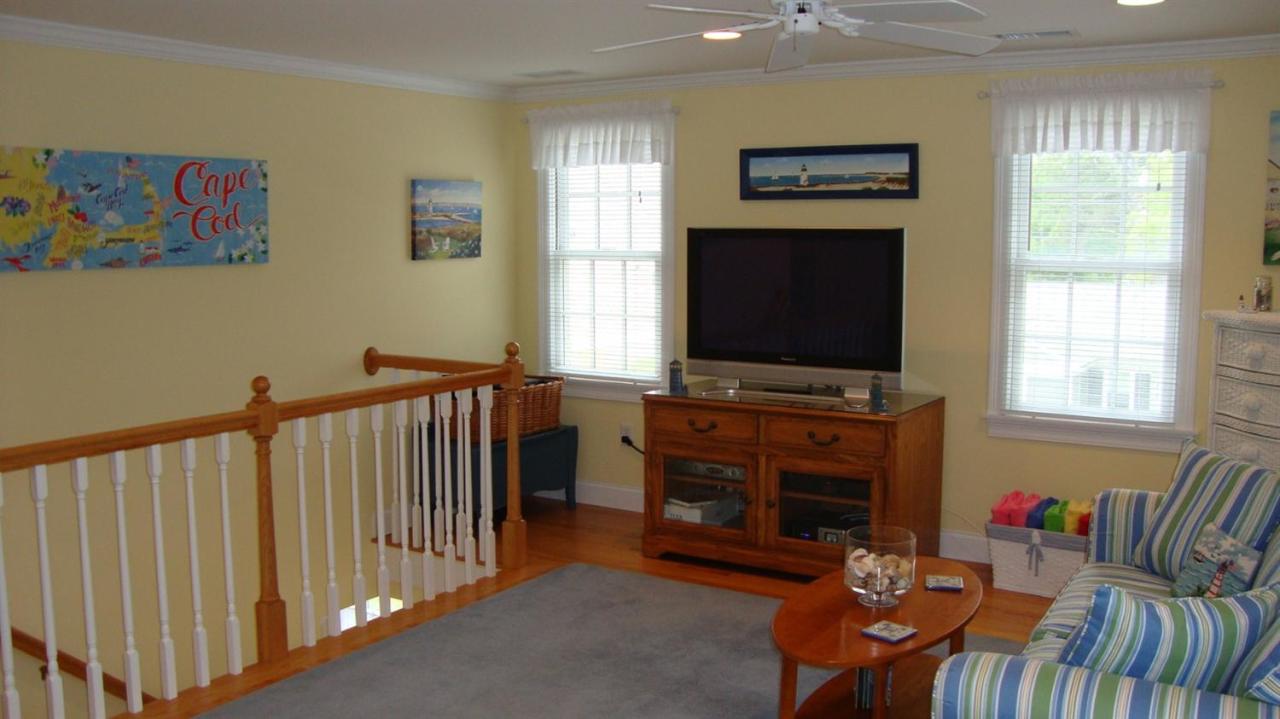 44 Longell Road Dennis Port, MA 02639 - Photo 23 of 35 a living room with furniture and a flat screen tv