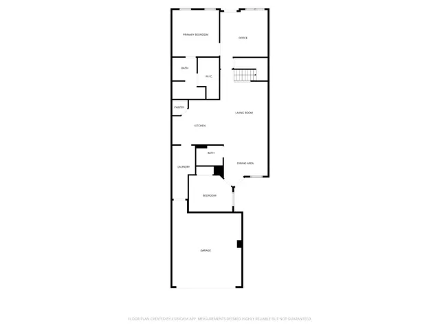 a picture of a bench in the window