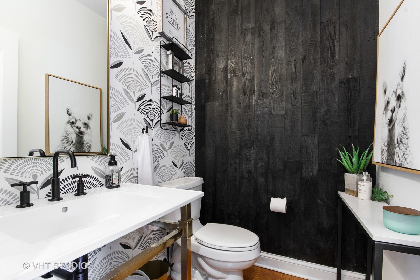 975 Prairie Hill Court Cary, IL 60013 - Photo 21 of 32 a bathroom with a sink a toilet and shower curtain
