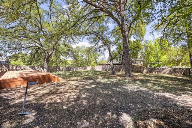 a view of outdoor space with trees