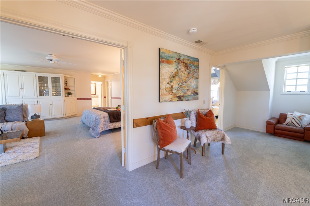 1660 Cascade Road Big Bear City, CA 92314 - Photo 8 of 42 a living room with furniture and a lamp