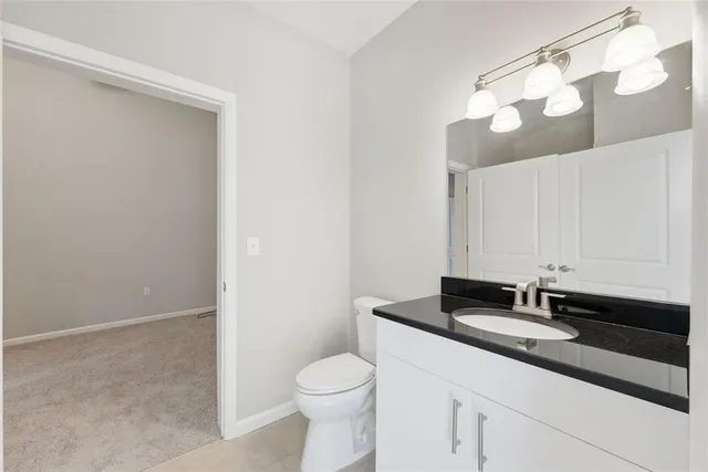 a bathroom with a sink and a toilet