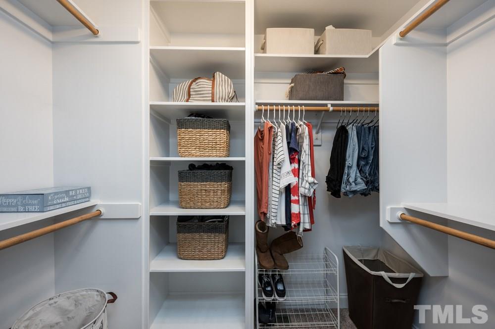 4709 Randolph Court Raleigh, NC 27606 - Photo 14 of 27 Custom walk-in closet in the owner's suite