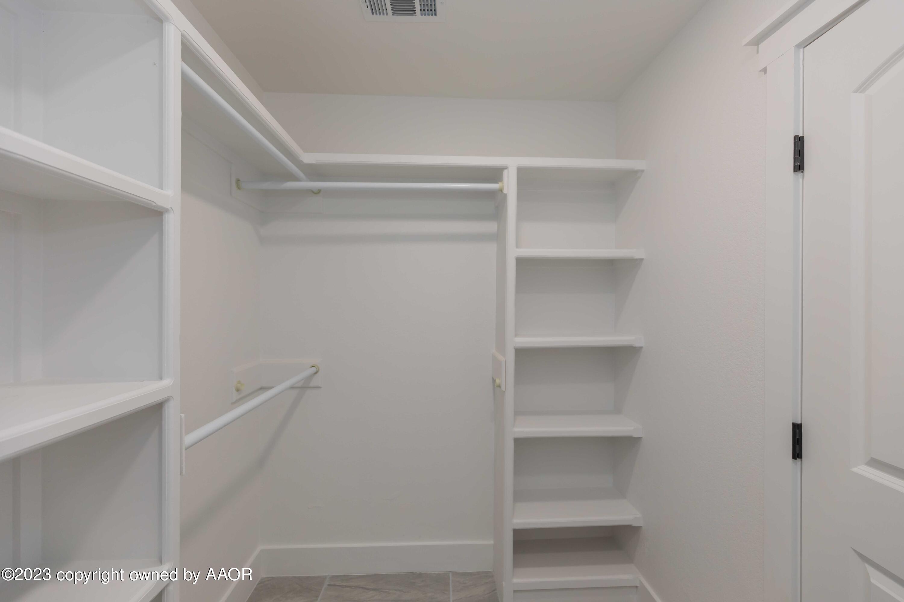 11701 Elk Road Amarillo, TX 79118 - Photo 21 of 39 MASTER CLOSET VIEW 2