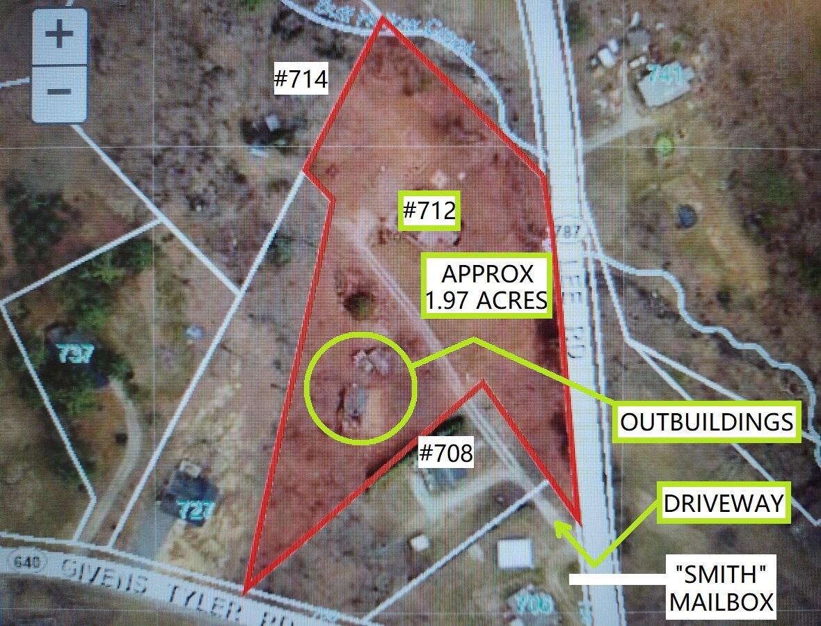 712 Lee Road Salem, VA 24153 - Photo 29 of 30 GIS screenshot