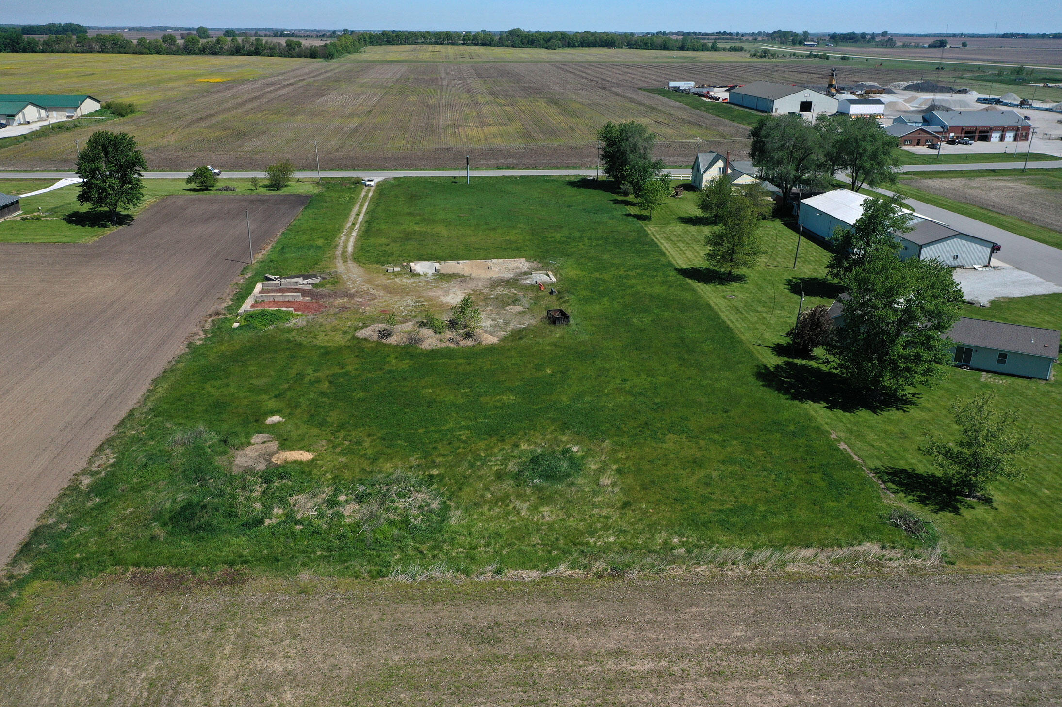 3197 West Clark Street Rensselaer, IN 47978 - Photo 2 of 7 an aerial view of a houses with a lake view