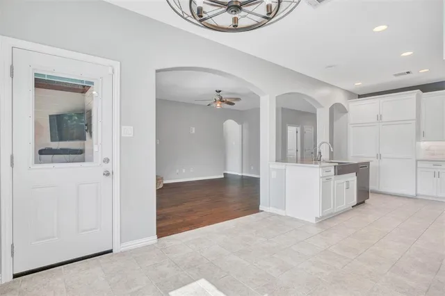 en view interior of a house and natural light