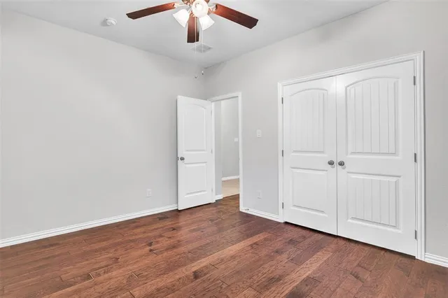 wooden floor in an empty room