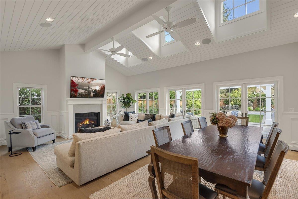 593 Sleeper Avenue Mountain View, CA 94040 - Photo 15 of 56 a view of a dining room with furniture window and outside view