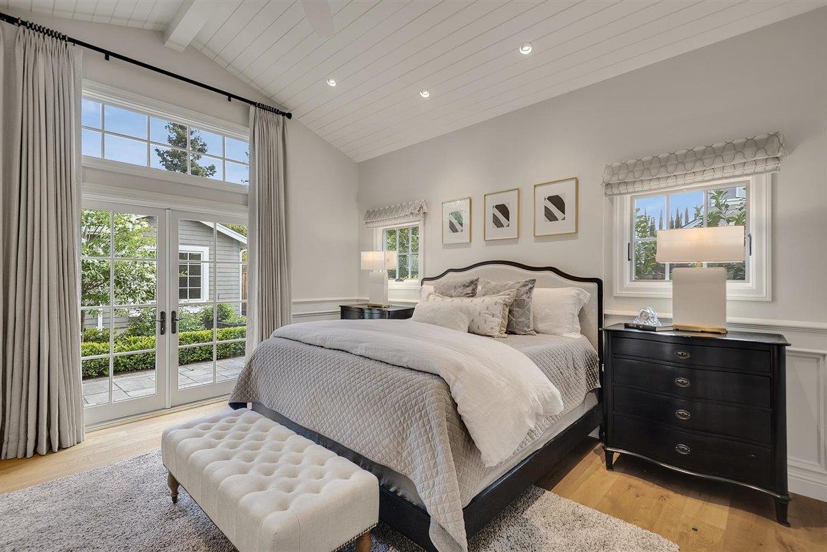 593 Sleeper Avenue Mountain View, CA 94040 - Photo 18 of 56 a bedroom with a large bed and a window