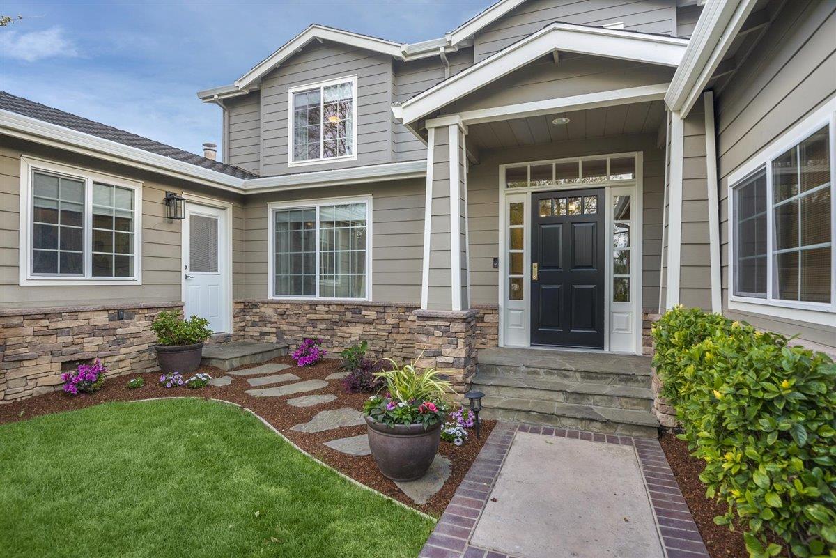 593 Sleeper Avenue Mountain View, CA 94040 - Photo 3 of 56 a front view of a house with outdoor seating