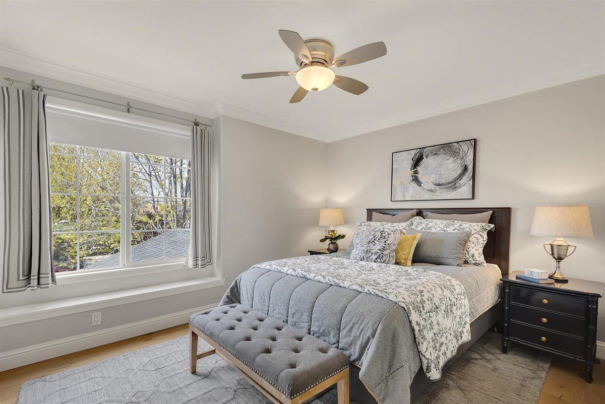 593 Sleeper Avenue Mountain View, CA 94040 - Photo 29 of 56 a bedroom with a bed and window