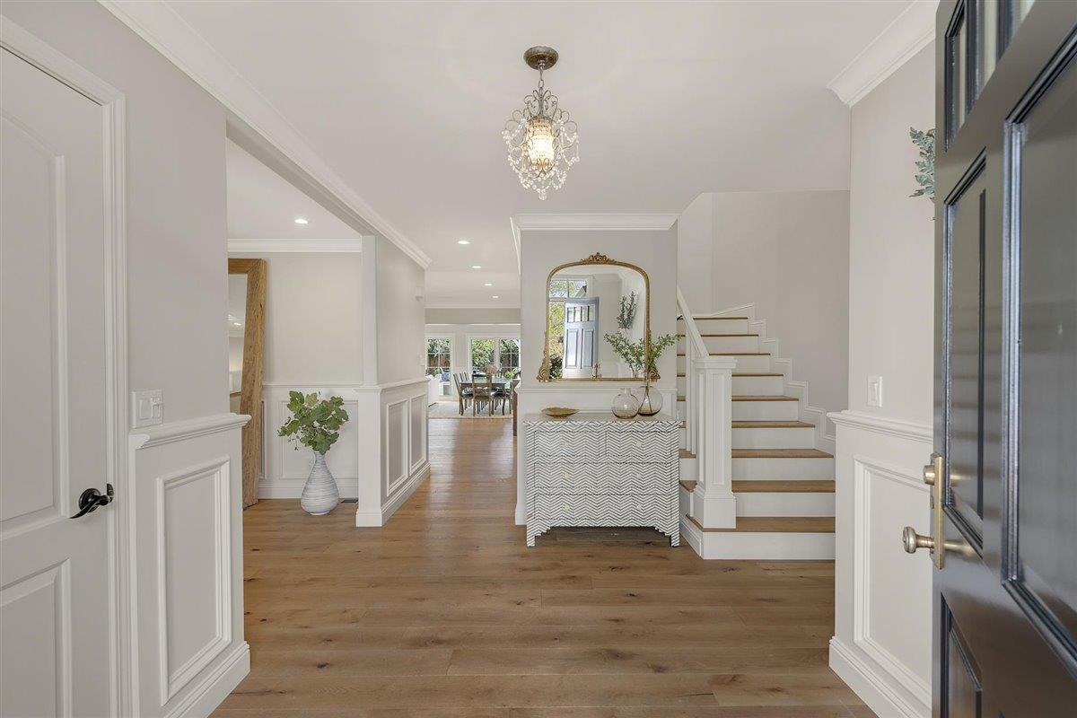 593 Sleeper Avenue Mountain View, CA 94040 - Photo 4 of 56 a view of entryway with livingroom and wooden floor