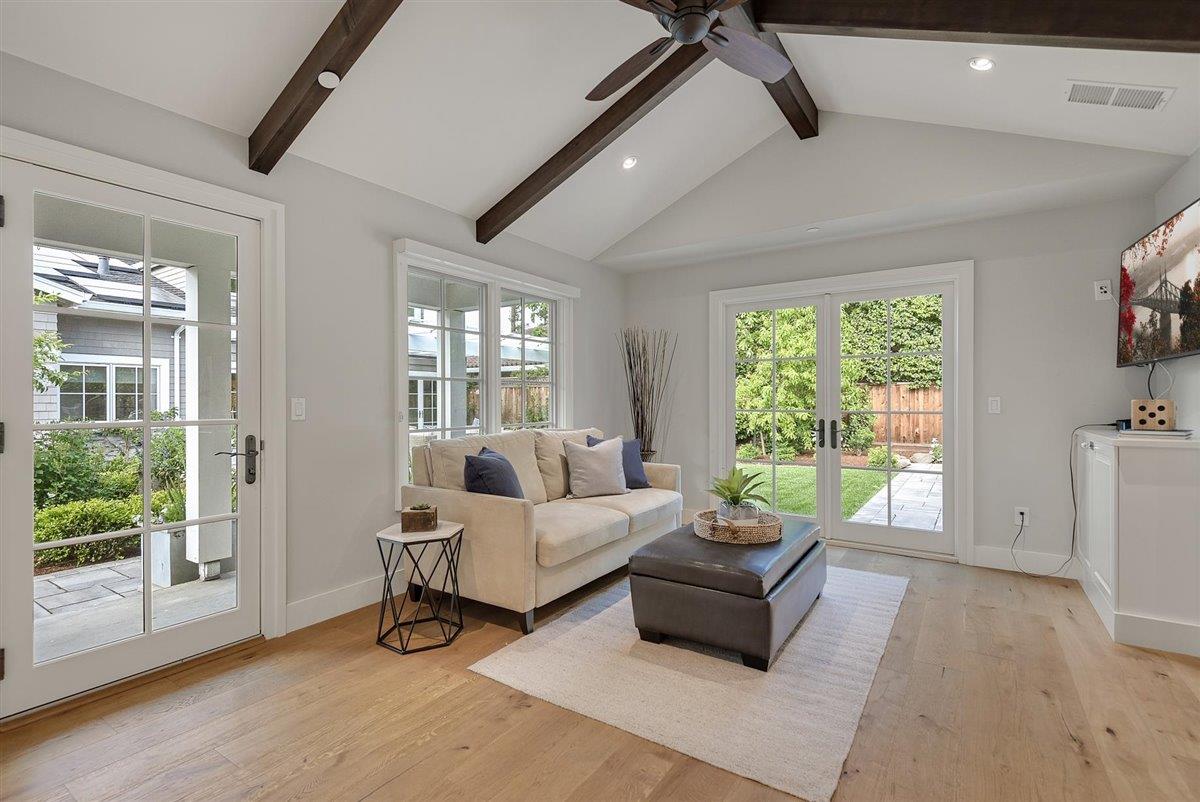 593 Sleeper Avenue Mountain View, CA 94040 - Photo 44 of 56 a living room with furniture and a large window