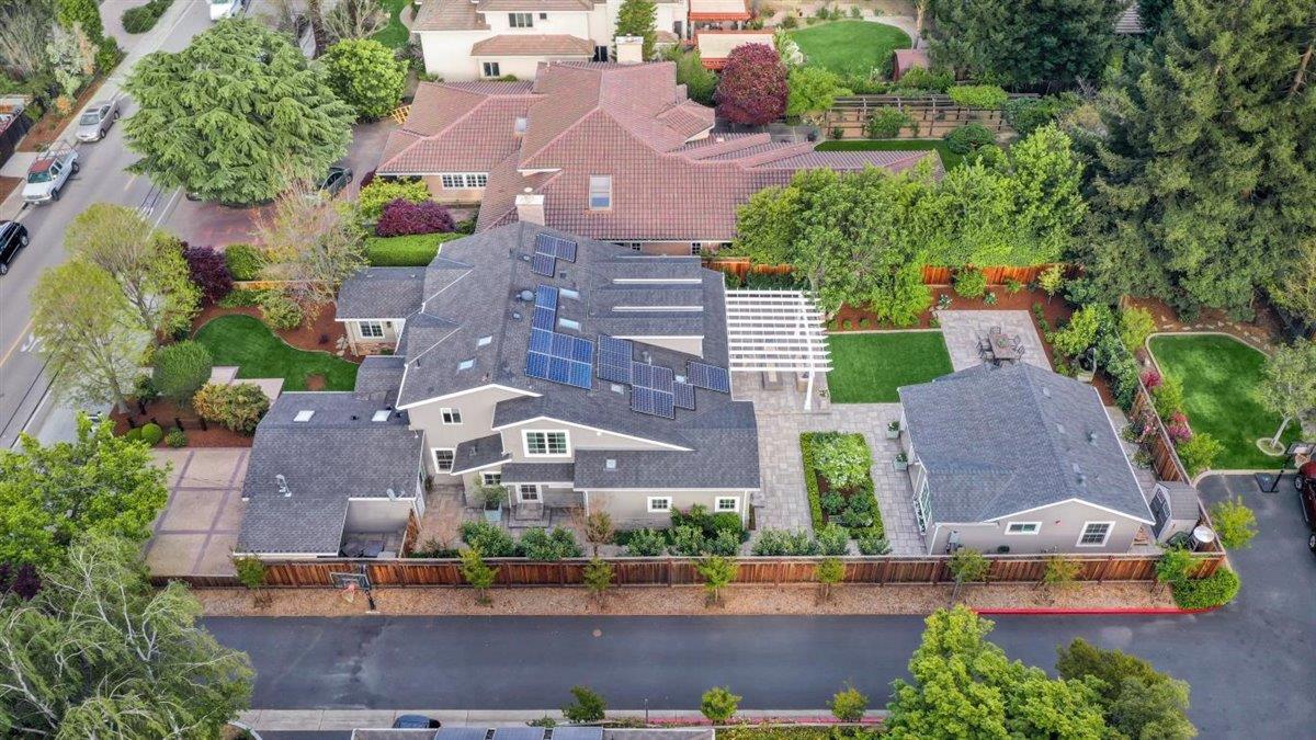 593 Sleeper Avenue Mountain View, CA 94040 - Photo 51 of 56 an aerial view of multiple houses with yard