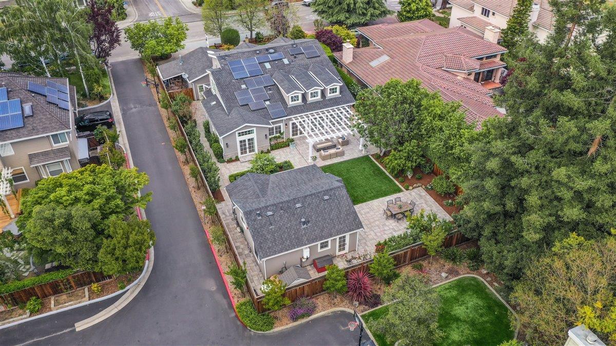 593 Sleeper Avenue Mountain View, CA 94040 - Photo 53 of 56 an aerial view of a house