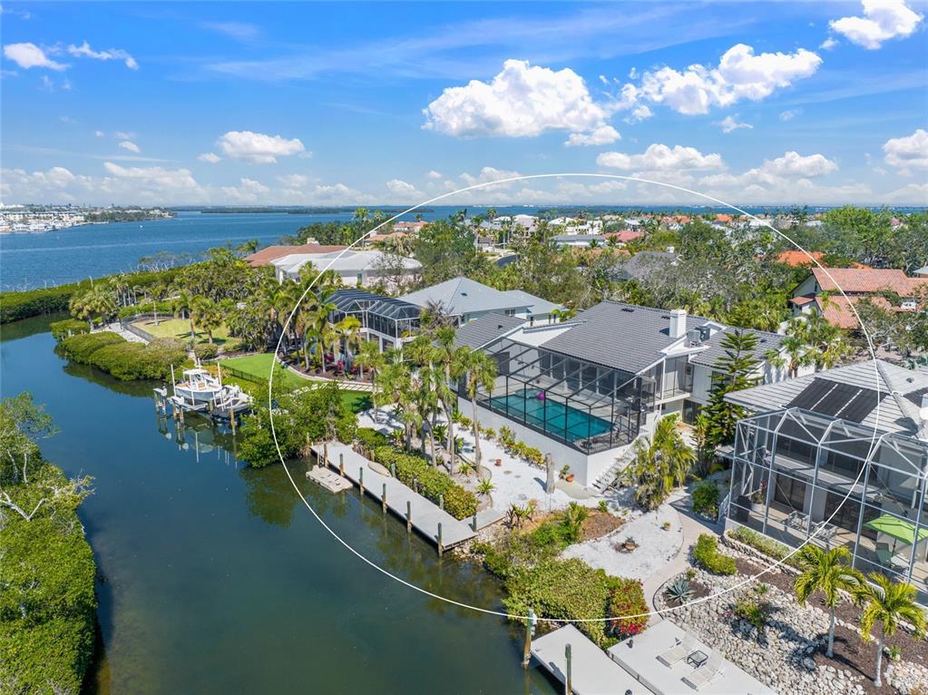 3421 Bayou Sound Longboat Key, FL 34228 - Photo 2 of 79 an aerial view of residential houses with outdoor space