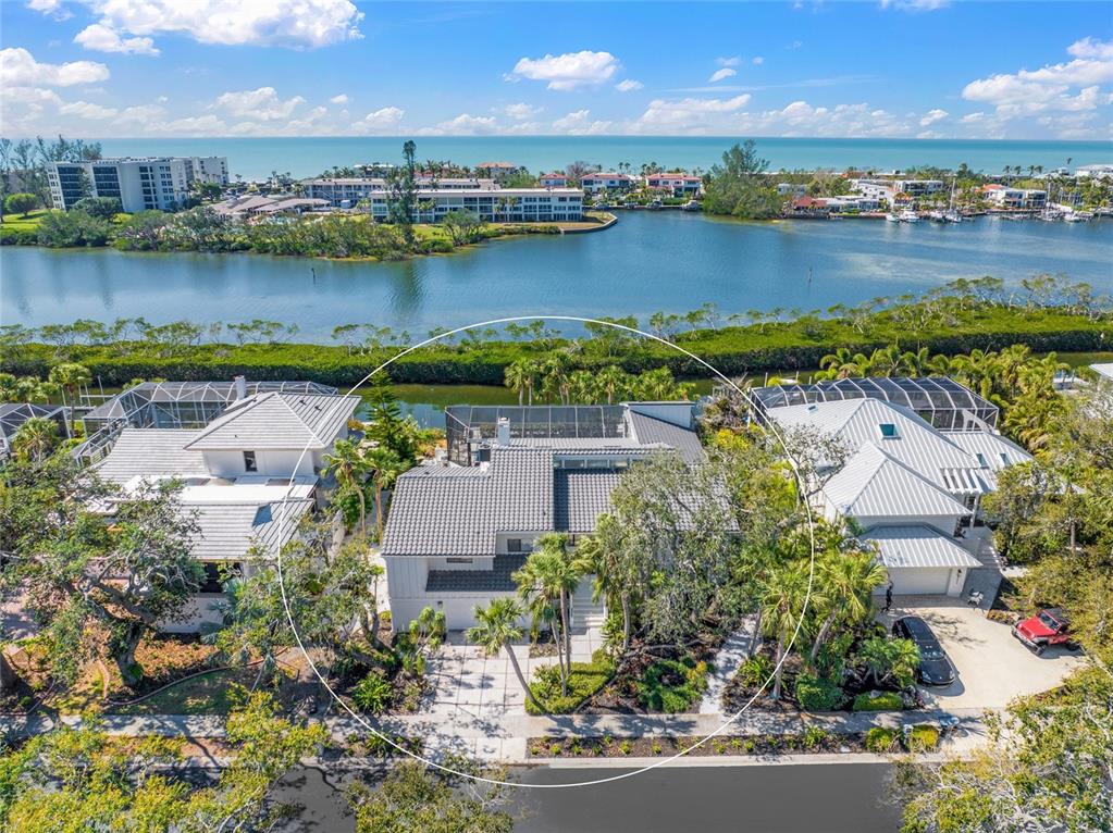 3421 Bayou Sound Longboat Key, FL 34228 - Photo 3 of 79 an aerial view of a city with lake view