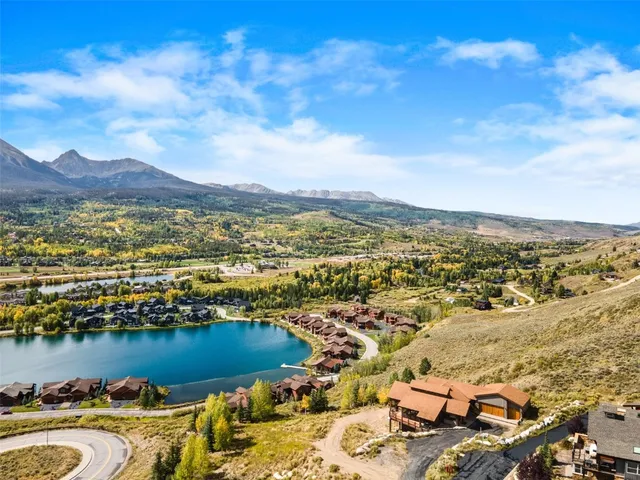 a view of a city and lake view