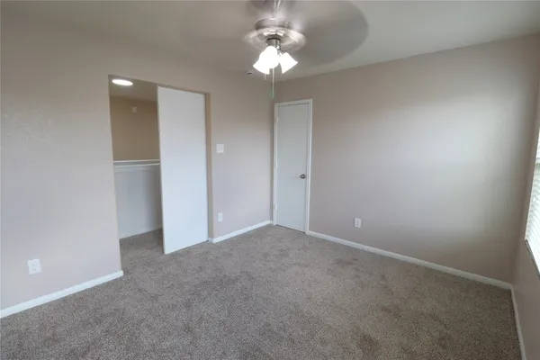 a view of closet area