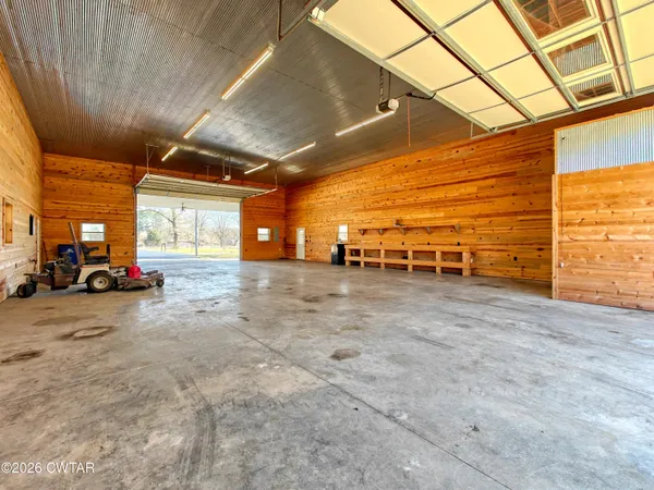 a view of a car garage