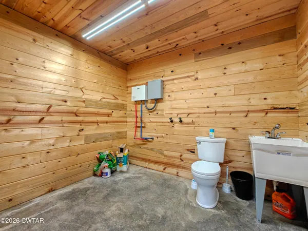 a view of a car garage