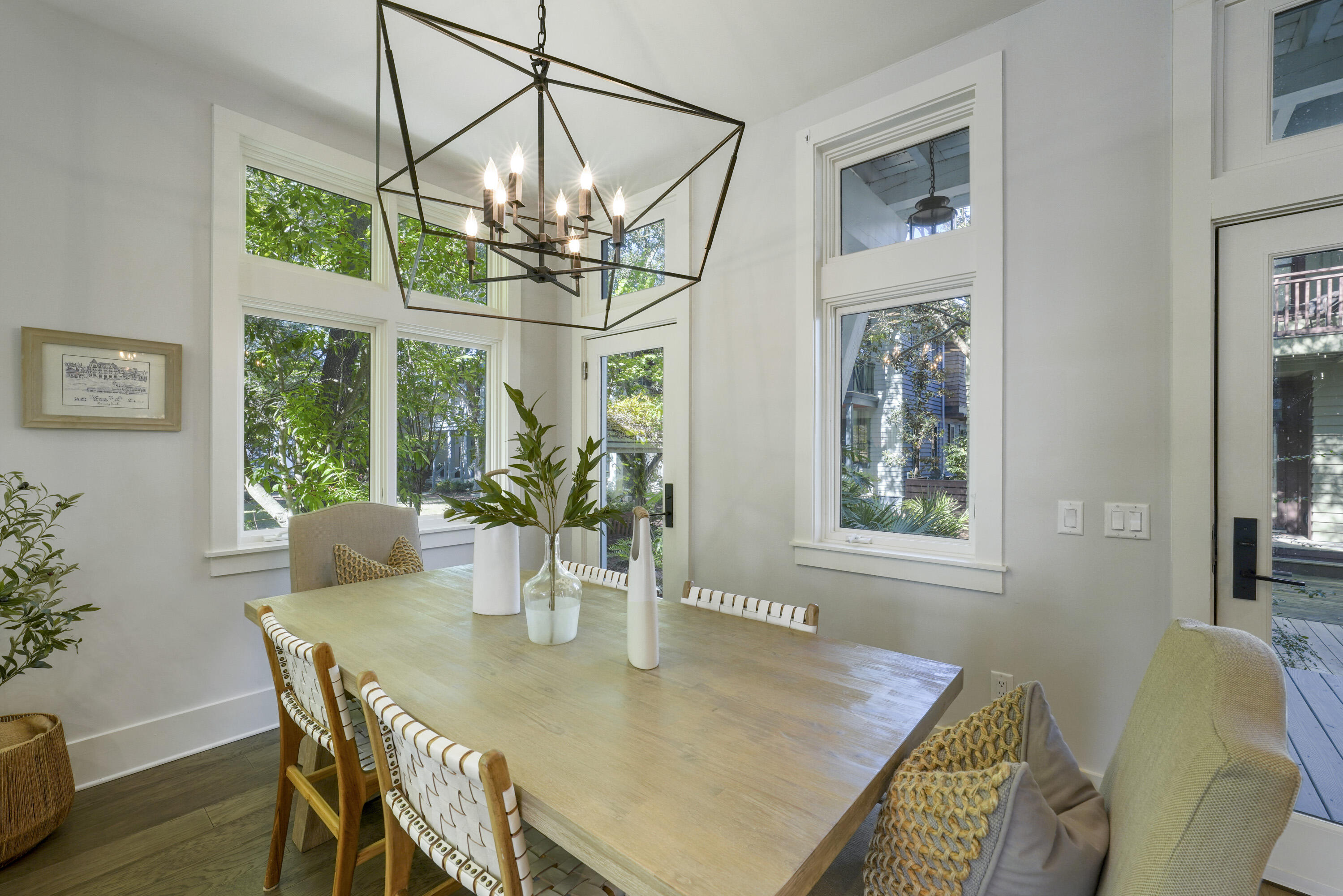 18 Bourne Lane Inlet Beach, FL 32461 - Photo 20 of 81 a view of a dining room with furniture window and wooden floor
