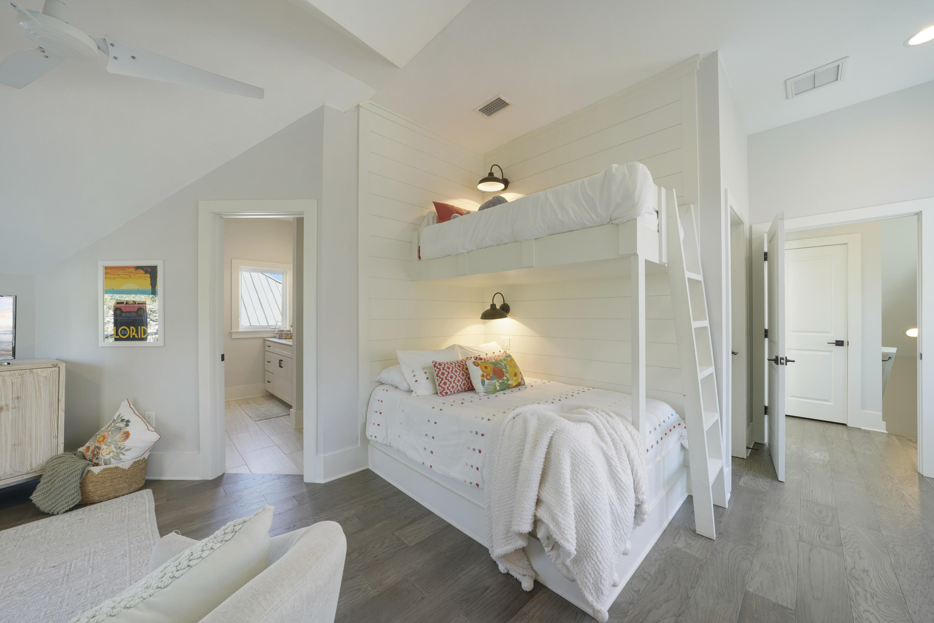 18 Bourne Lane Inlet Beach, FL 32461 - Photo 46 of 81 a bedroom with a bed and a couch