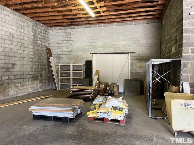 a view of a garage room and toys