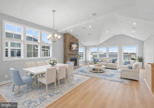 a view of gallery with wooden floor