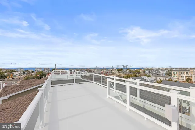 a view of a city from a balcony