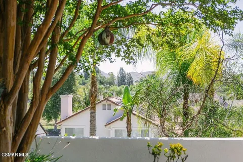 front view of a house with a tree