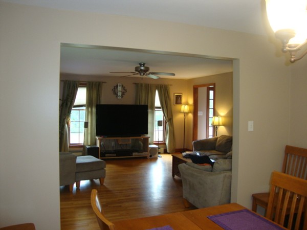 228 Braley Hill Road Rochester, MA 02770 - Photo 7 of 18 a living room with furniture and a flat screen tv