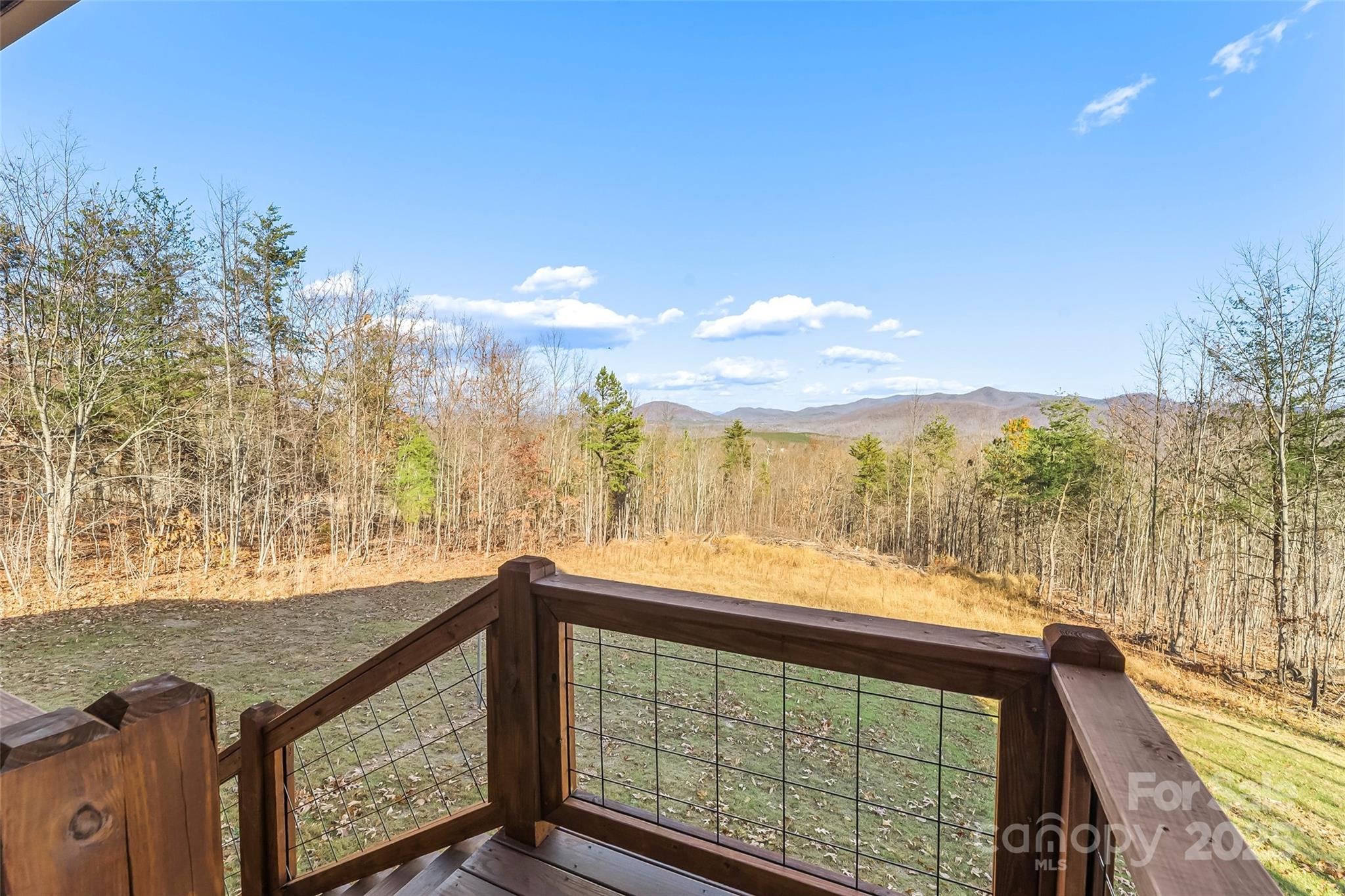 53 Cres Ridge Lane Nebo, NC 28761 - Photo 41 of 48 a view of a balcony with an outdoor space