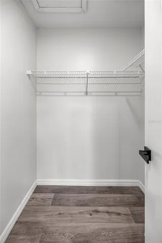 a view of a room with an empty space