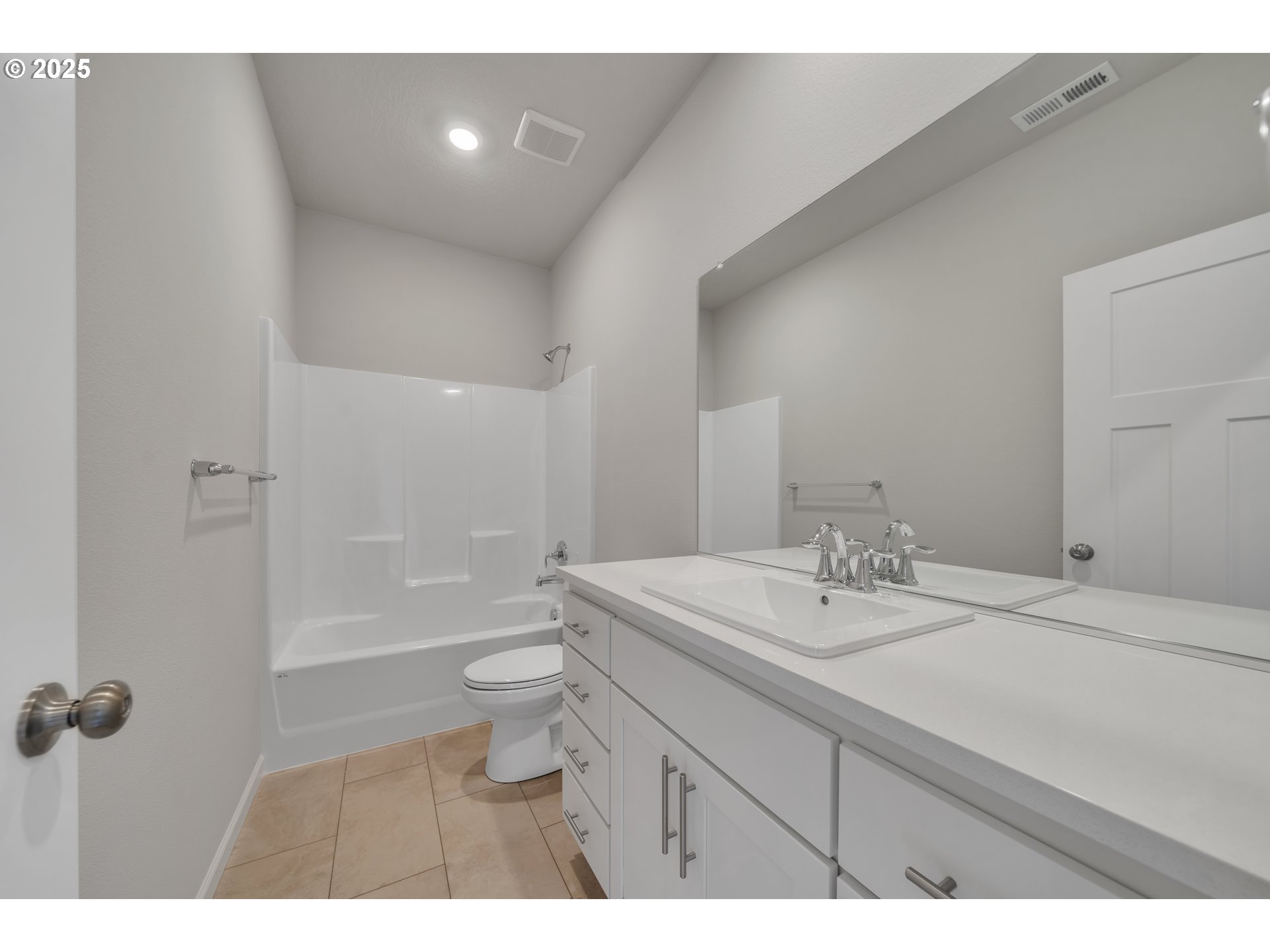 Undisclosed Address Albany, OR 97322 - Photo 39 of 42 a bathroom with a sink a toilet and shower