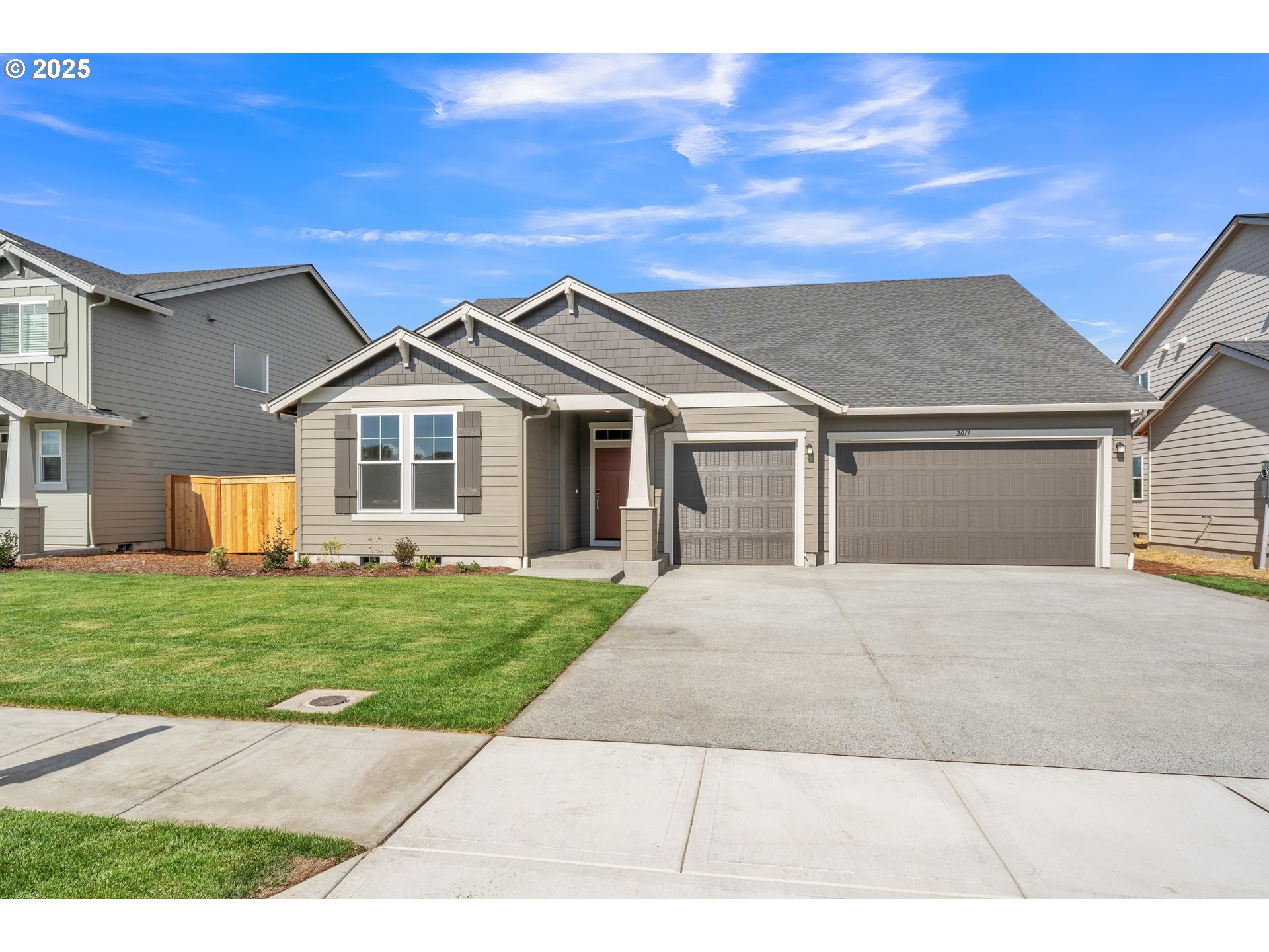 Undisclosed Address Albany, OR 97322 - Photo 42 of 42 a front view of a house with a yard