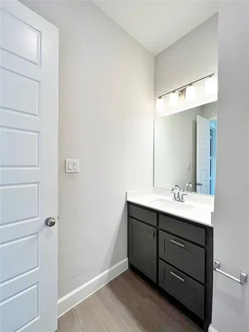 an empty room with a natural light