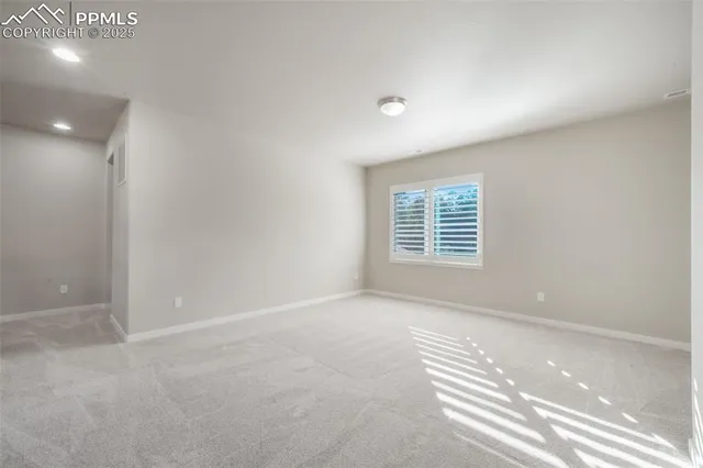a view of a livingroom with a flat screen tv