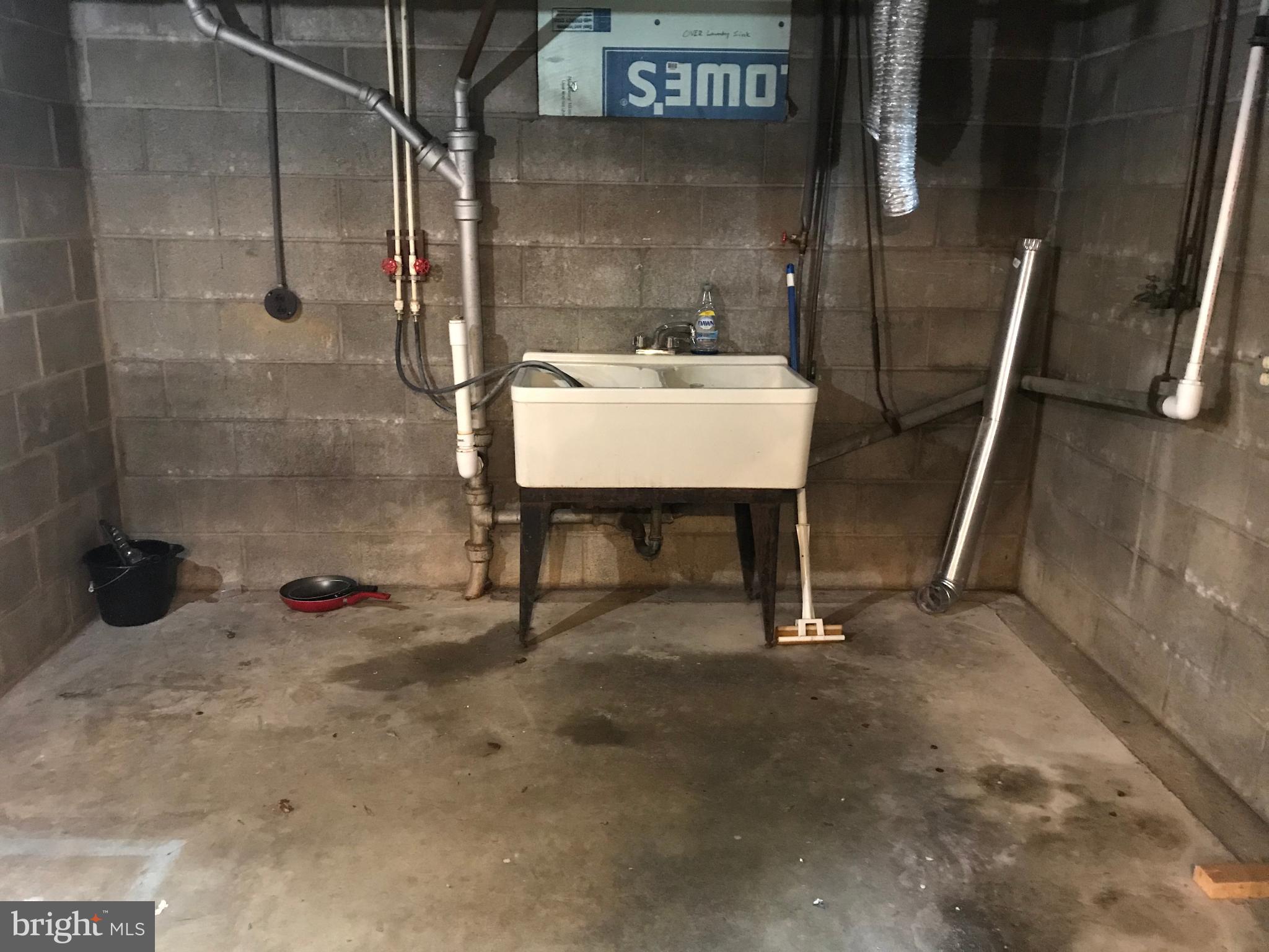 1265 Colebrook Road Lebanon, PA 17042 - Photo 9 of 11 Utility Sink and Laundry Area in Basement