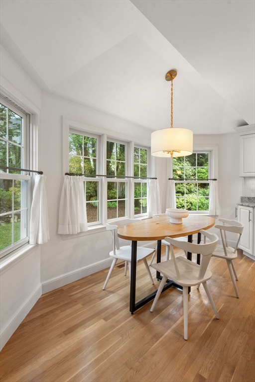 9 Lafayette Circle Wellesley, MA 02482 - Photo 20 of 35 a view of a dining room with furniture window and outside view