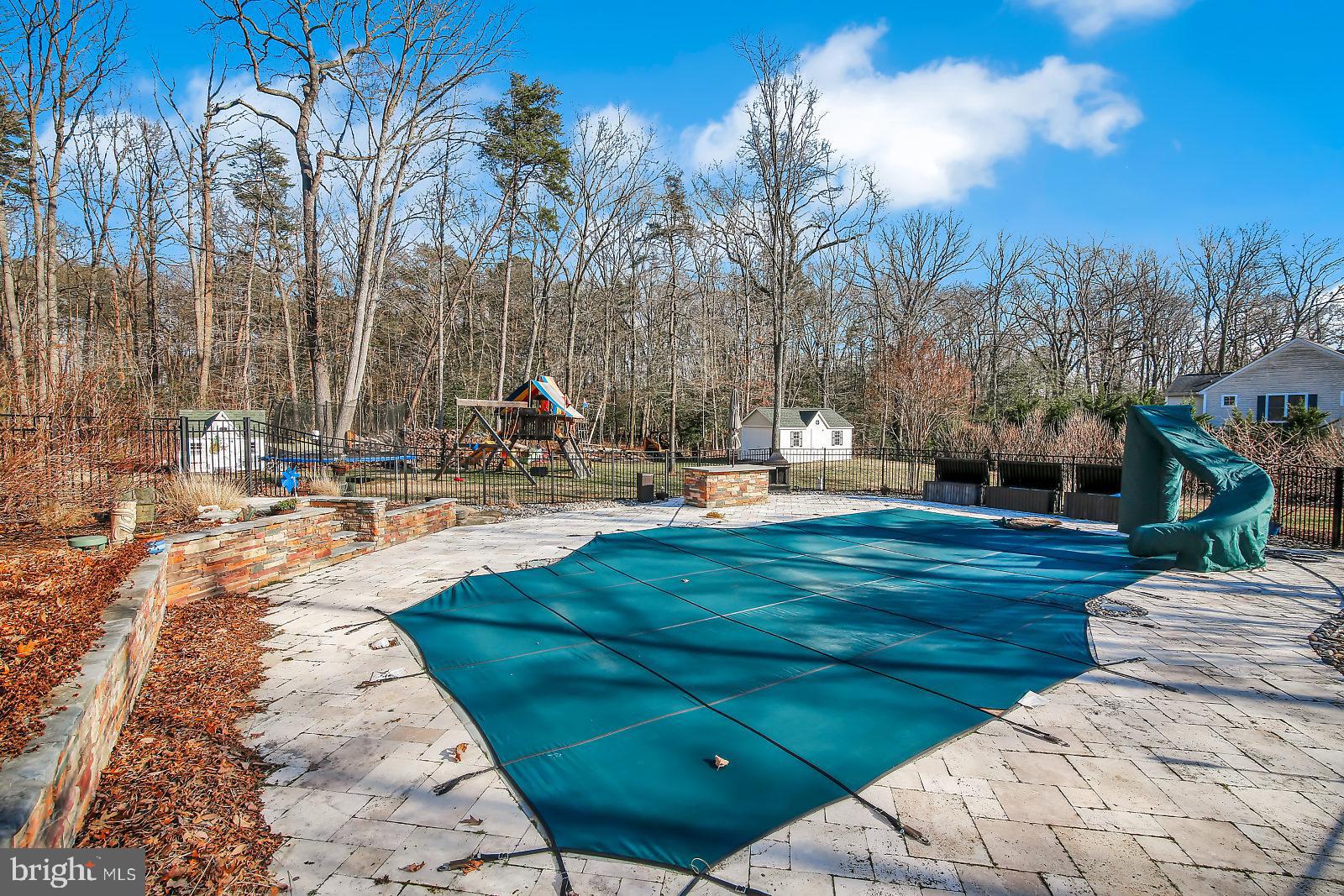 1714 Perry Cove Road Pasadena, MD 21122 - Photo 34 of 45 another view of pool closed for winter