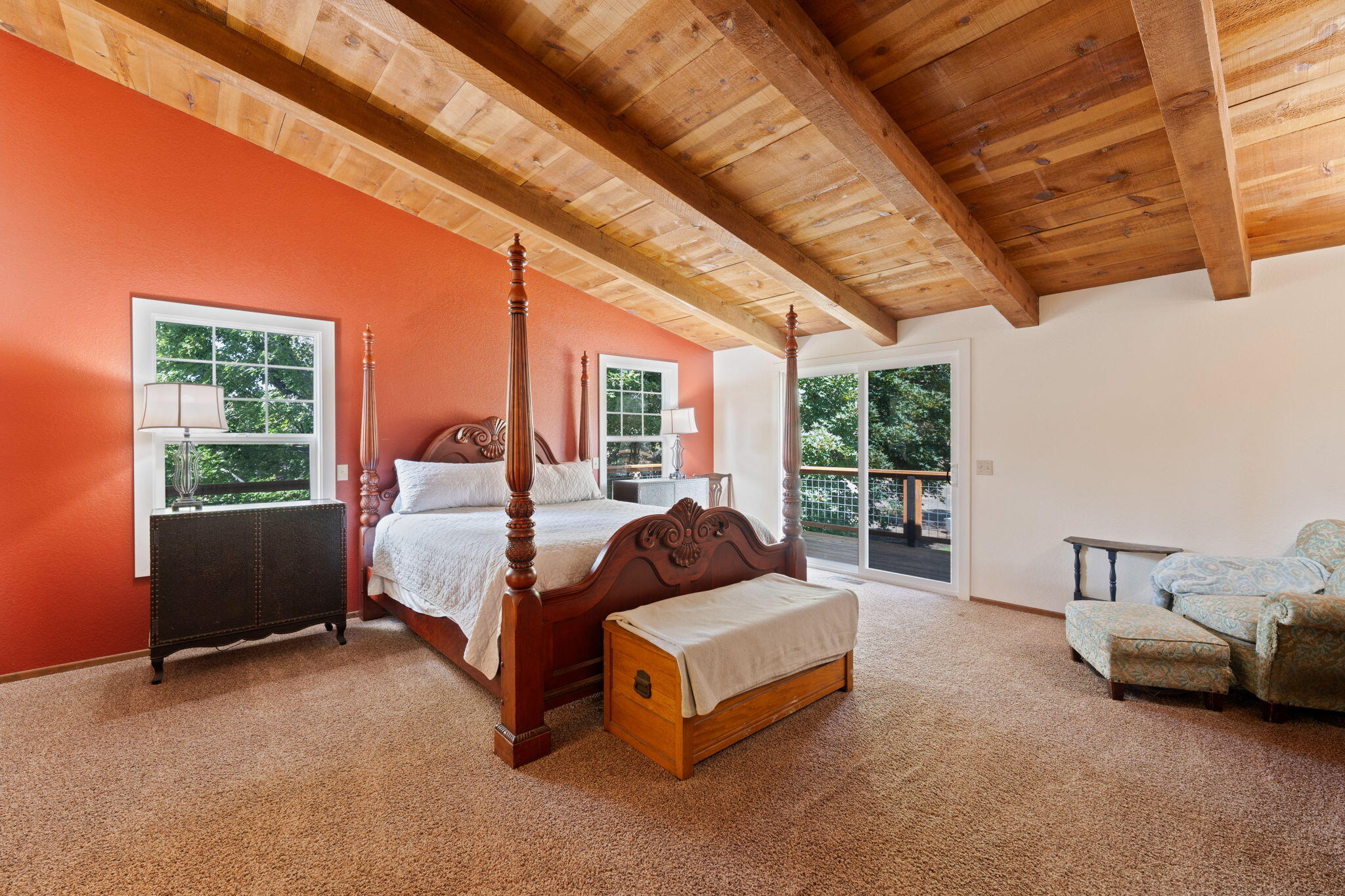 62155 Cody Road Bend, OR 97701 - Photo 19 of 61 a spacious bedroom with a bed couch and window