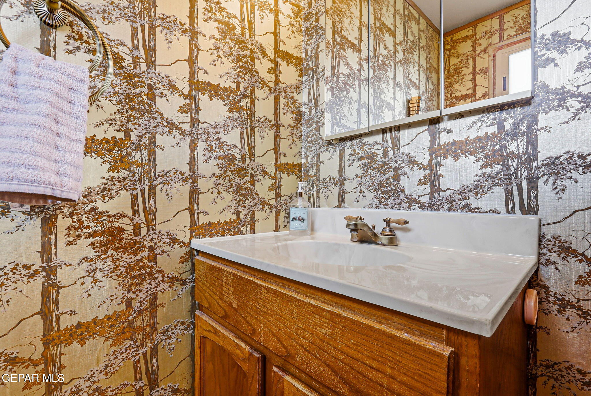 5240 Blue Ridge Drive El Paso, TX 79904 - Photo 37 of 37 a view of a room with a sink and wooden floor