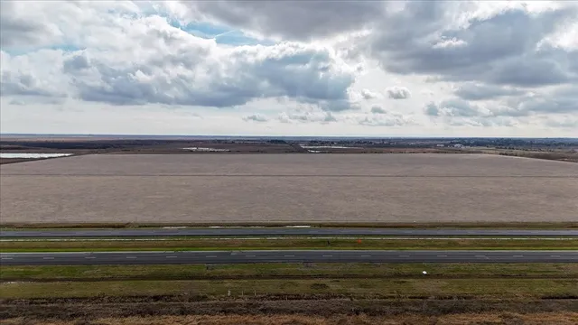 a view of an ocean and beach