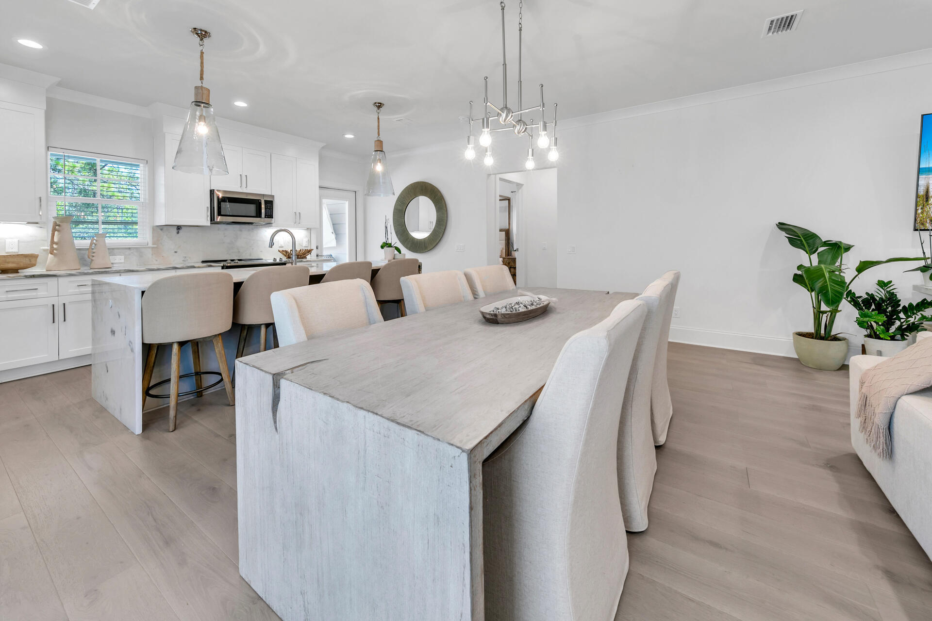 106 Heron's Crossing Santa Rosa Beach, FL 32459 - Photo 13 of 65 a view of kitchen and dining area with furniture