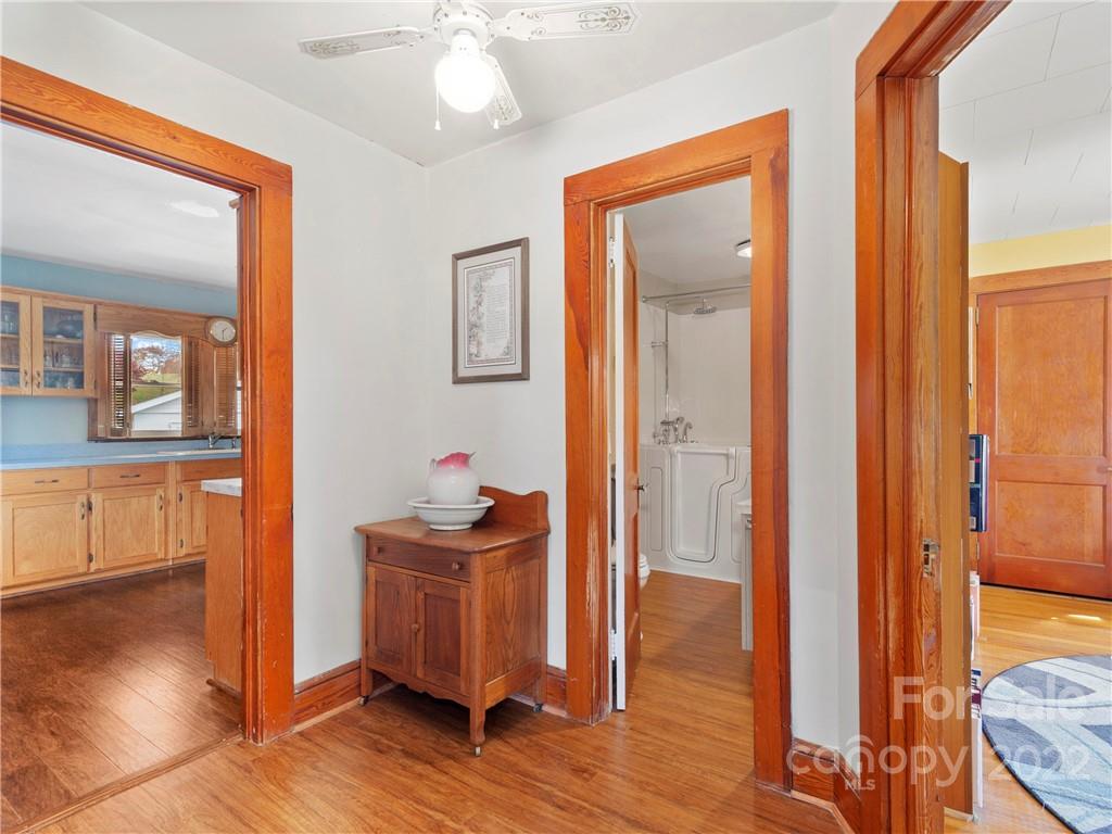 50 Farm House Road Canton, NC 28716 - Photo 20 of 29 a view of a room with wooden floor and cabinet