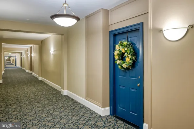 a view of an entryway door