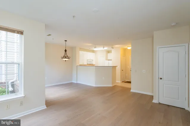 a view of an empty room