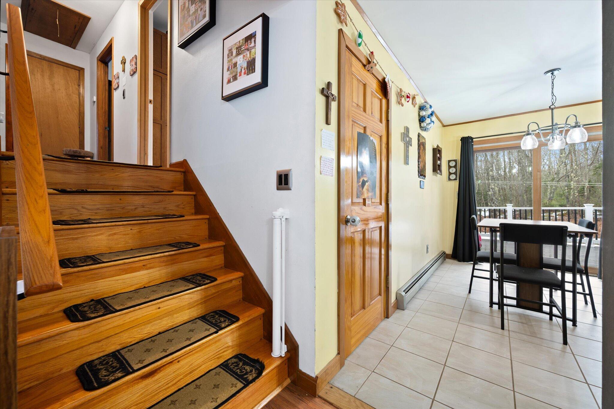 1130 Silver Lake Road Bucksport, ME 04416 - Photo 11 of 50 13-Dining, stairs